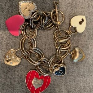 BEBE RARE COLORFUL CHARM BRACELET !!!